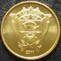 (№2011) Монета Фантастические выпуски 2011 год 100 Francs